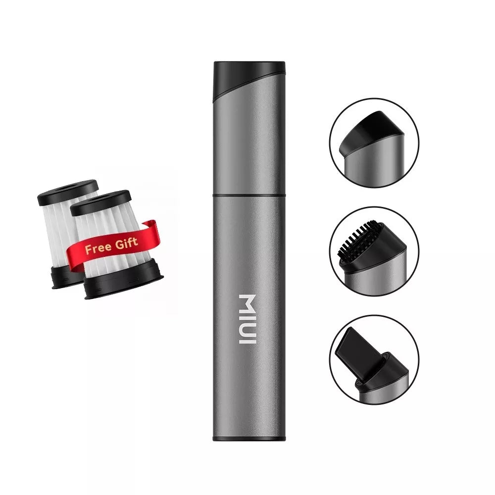 MIUI Mini Cordless and Handheld Portable Vacuum Cleaner with Rotatable Nozzle & 9000pa Suction