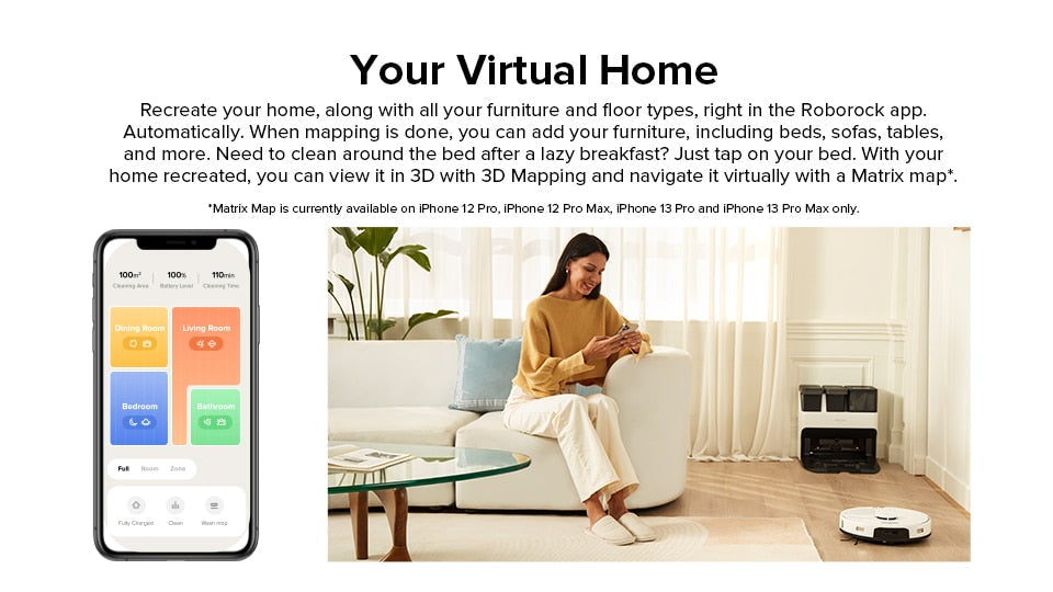 Roborock S7 Pro Ultra Robot Vacuum Cleaner with Automated Empty Wash Fill Dock
