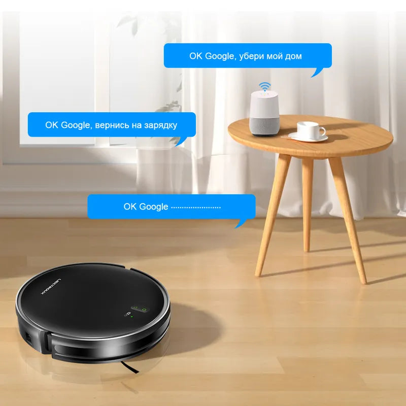 LIECTROUX L200 Robot Vacuum Cleaner & Wet Mop Combo,Smart Mapping,WiFi App,4KPa,Brushless Motor,Ideal for Pet Hair,Carpet,Floor