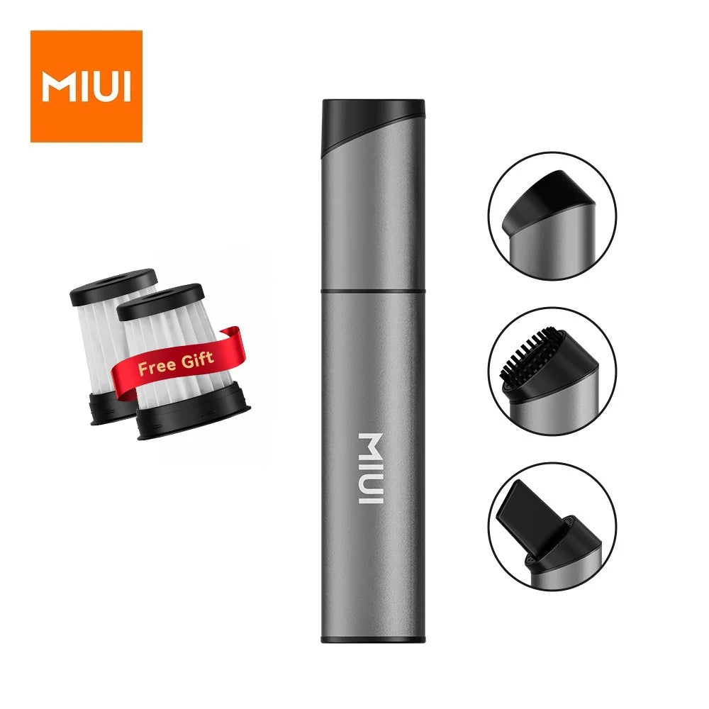 MIUI Mini Cordless and Handheld Portable Vacuum Cleaner with Rotatable Nozzle & 9000pa Suction