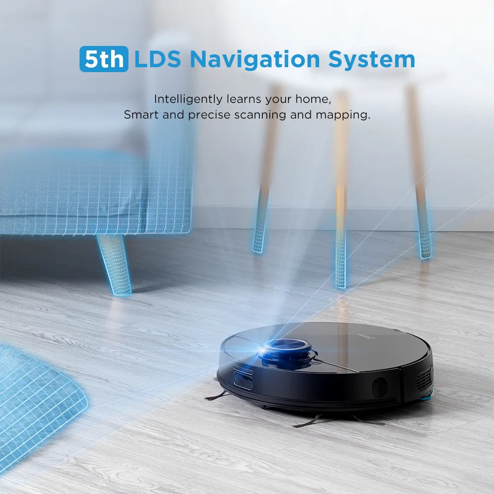 Midea S8+ Robot Vacuum Cleaner for Home Electrolysis Disinfection Vibration Mopping Smart Vacuum Cleaner Dust Collect Station