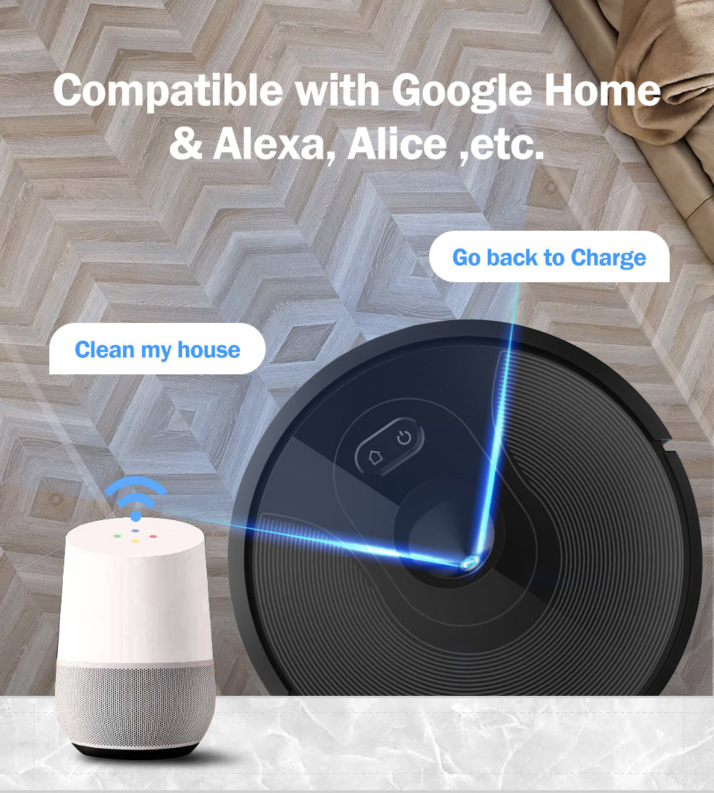 ABIR X6 Robot Vacuum Cleaner with Advanced Triple Visual Navigation