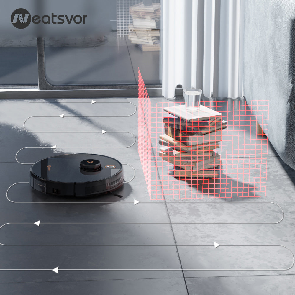 NEATSVOR X600 Pro Robot Vacuum Cleaner with LDS Navigation & 6000pa