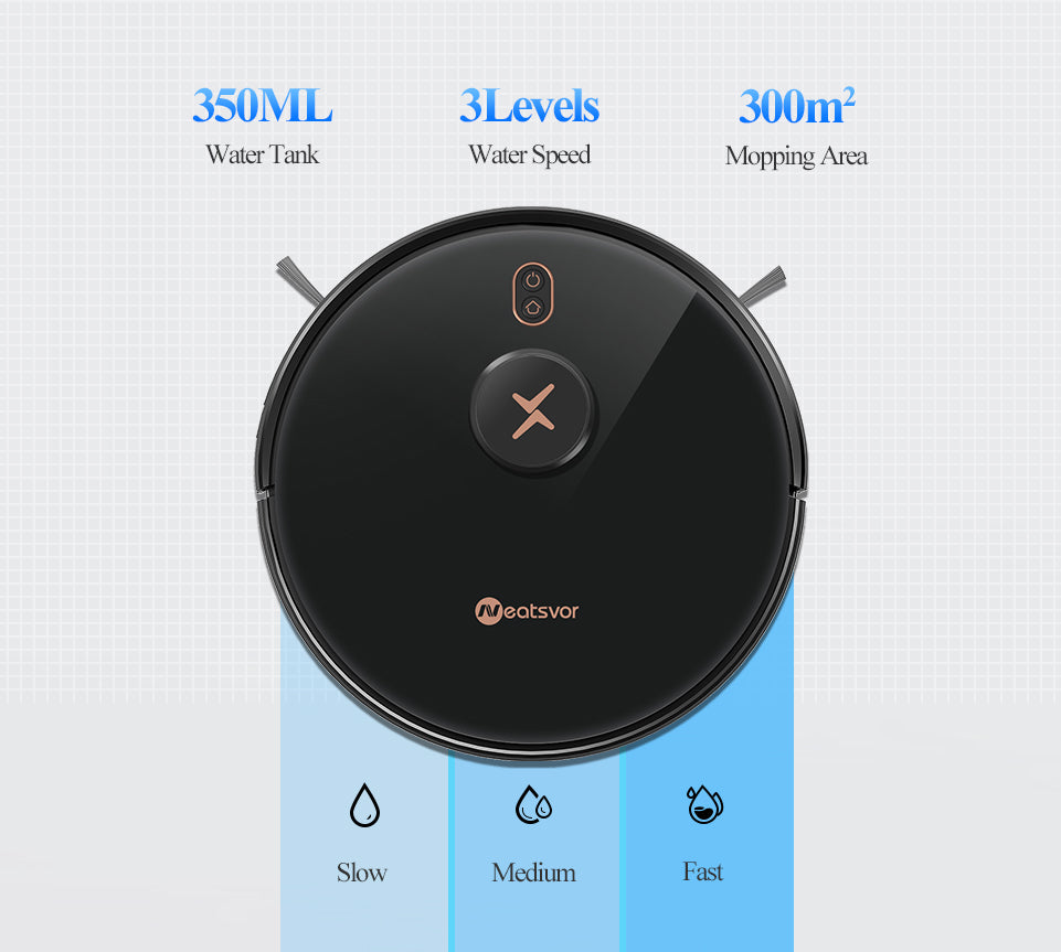 NEATSVOR X600 Pro Robot Vacuum Cleaner with LDS Navigation & 6000pa