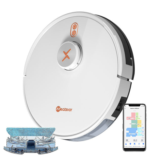 NEATSVOR X600 Pro Robot Vacuum Cleaner with LDS Navigation & 6000pa